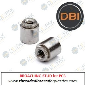 Broaching Standoff for PCB